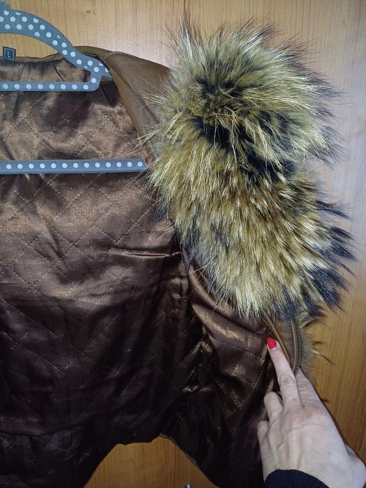 Яке от естествена кожа