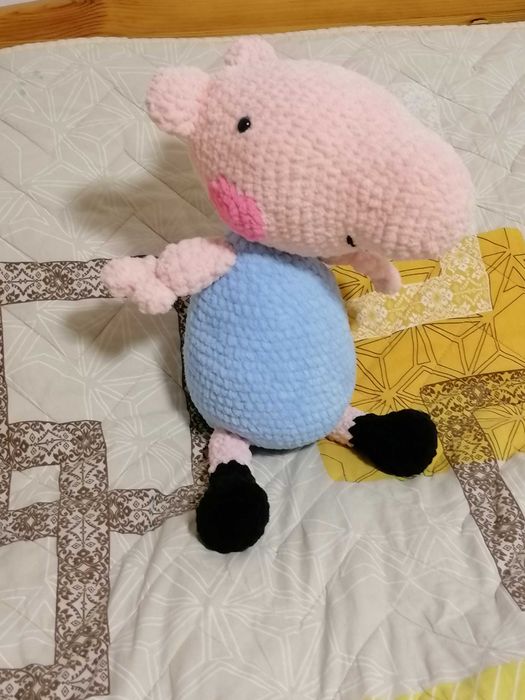 Плетени снежни човечета и зайче -играчки