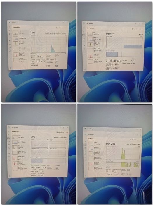 | NOU | PC Gaming AMD Ryzen 5 2600, 8GB RAM, SSD, Radeon RX 580 Sapphire, Windows 11 Pro,