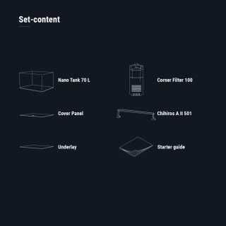 Acvariu Dennerle 70l (50x39x36cm) Nano Tank Plant Pro