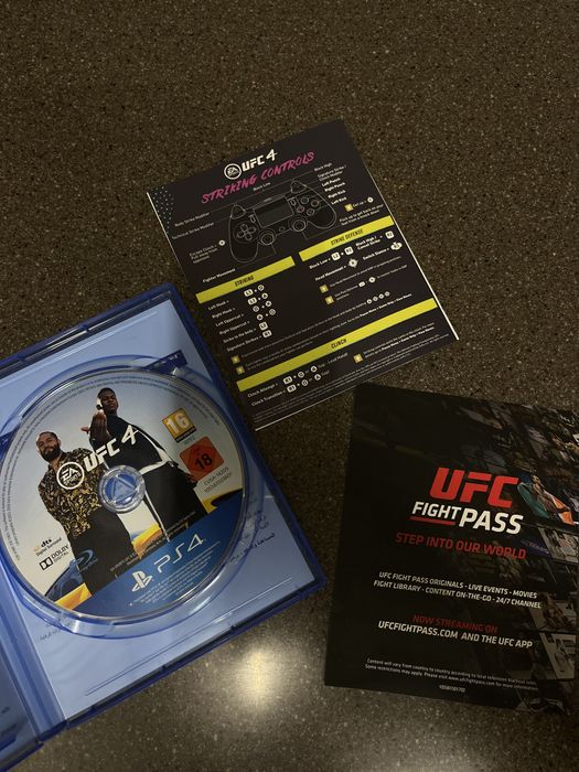 UFC 4 PC4,PC5  Original, Tekken7, WRC original