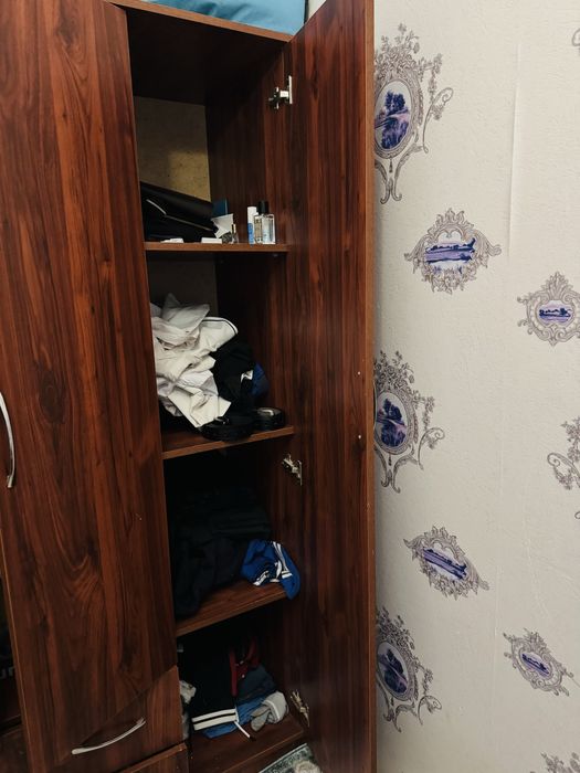 Продаю кровать со шкафом