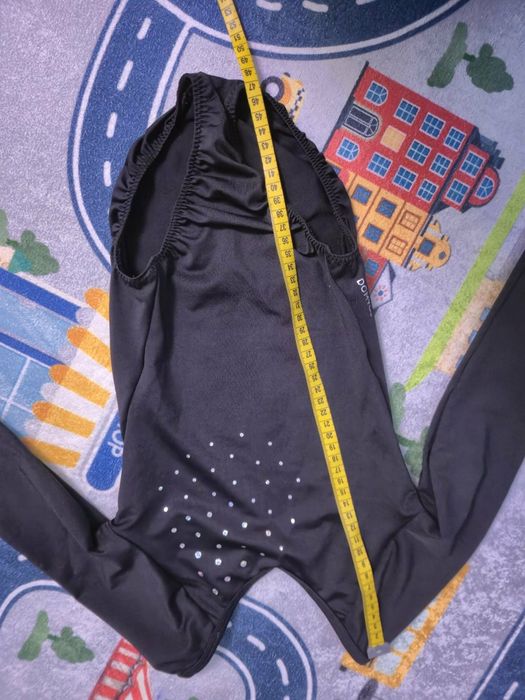 Costum/Body cu mânecă lungă pentru gimnastica  Domyos