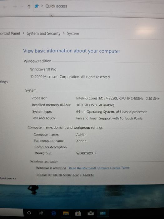 Lenovo Thinkpad Yoga 260 Amanet BKG