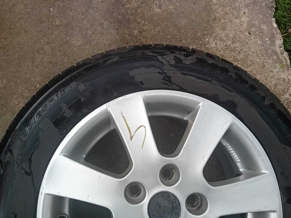 Jante+cauciucuri Skoda Octavia