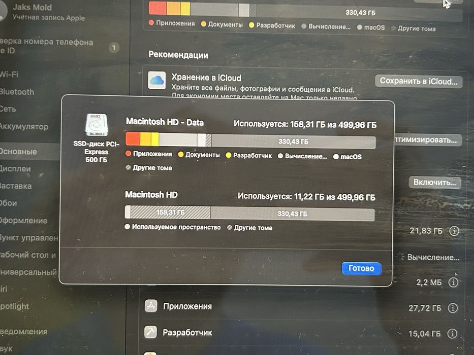 Macbook Pro 2020 core i5