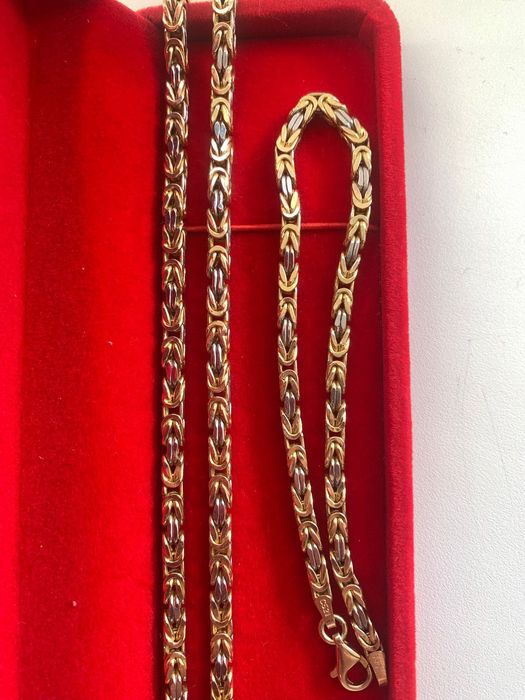 Золотая цепочка с браслетом