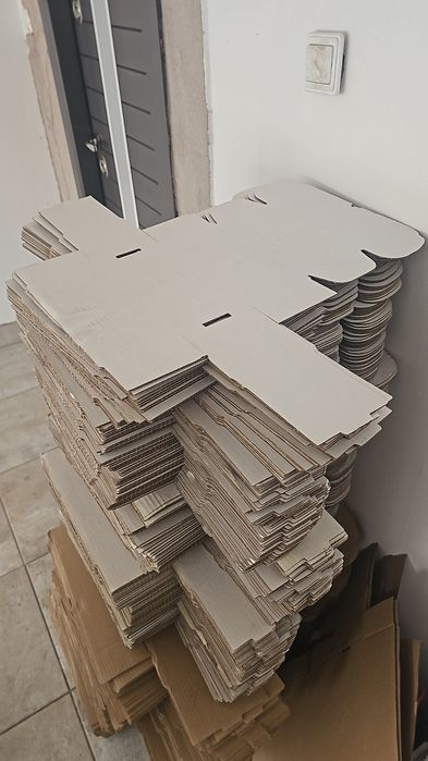 Cutii Carton  Albe 2 Dimensiuni