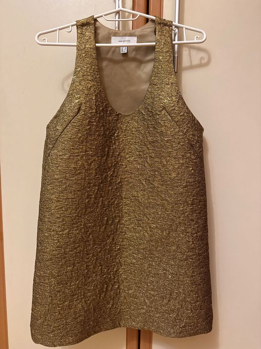 Златиста рокля H&M