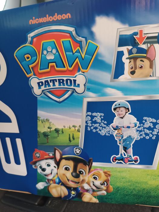 Нова детска тротинетка със сапунени мехурчета на PAW PATROL