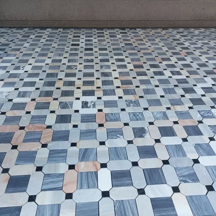 Брусчатка Тосеймiз Укладка Брусчатки