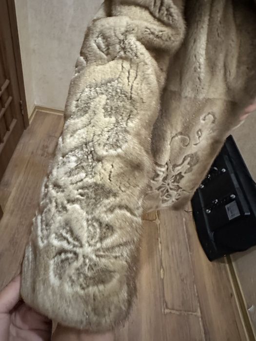 Шуба авто леди воротник соболь