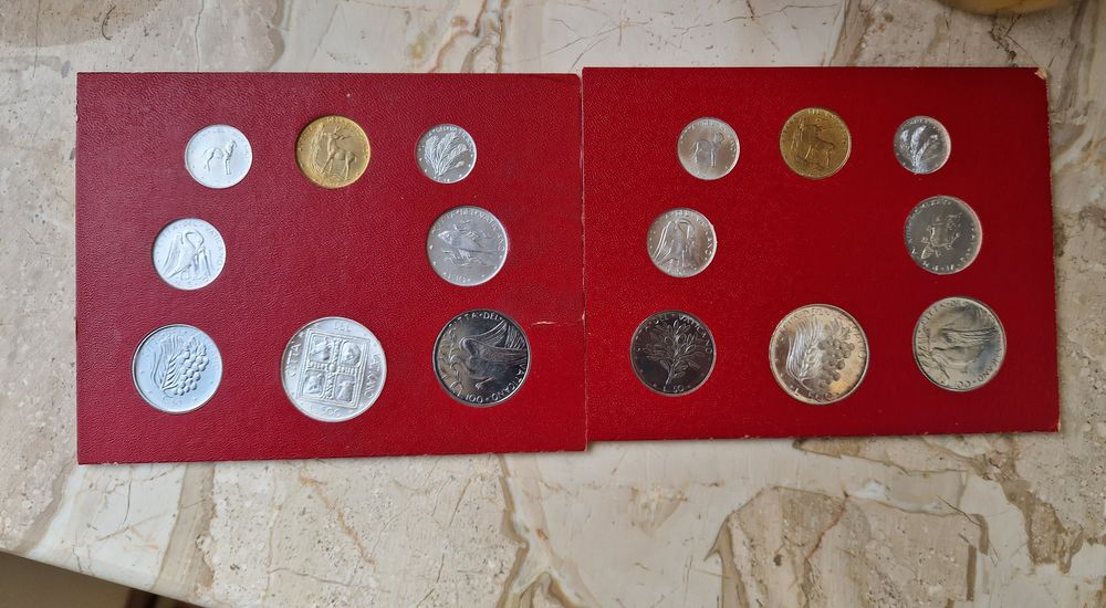 2 броя сет монети Ватикана+сребро