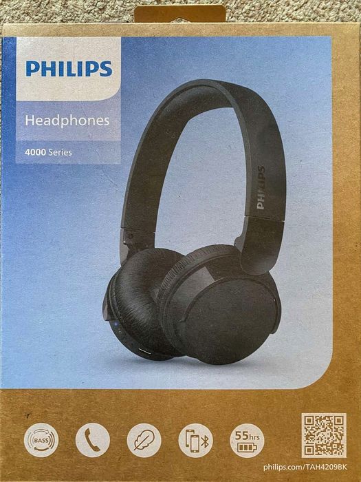 Безжични слушалки Philips 4000 Series – отличен звук и комфорт