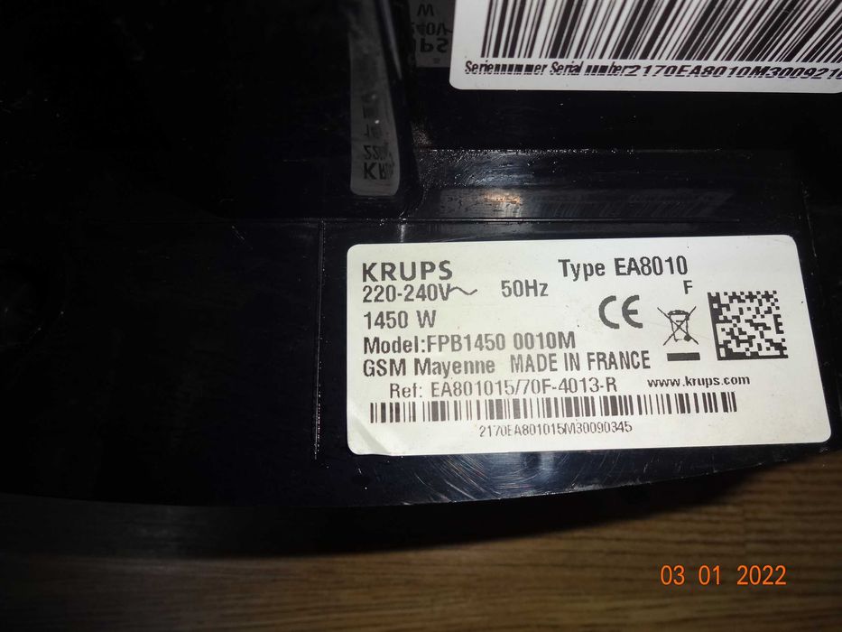 Кафеавтомат   Krups EA ,8010 , 81**,82**- на части