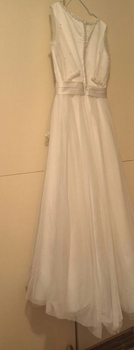 Rochie de mireasa superba ușoară voal calitativ