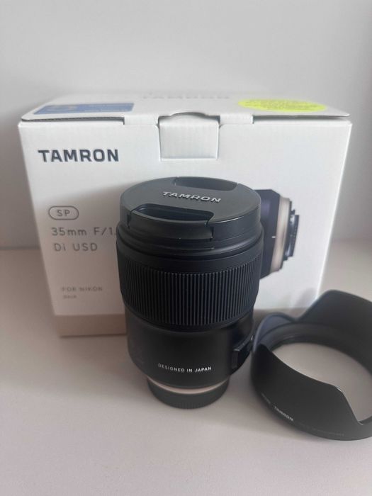 Обектив Tamron SP 35mm f/1.4 Di USD за Nikon F - Пълен комплект