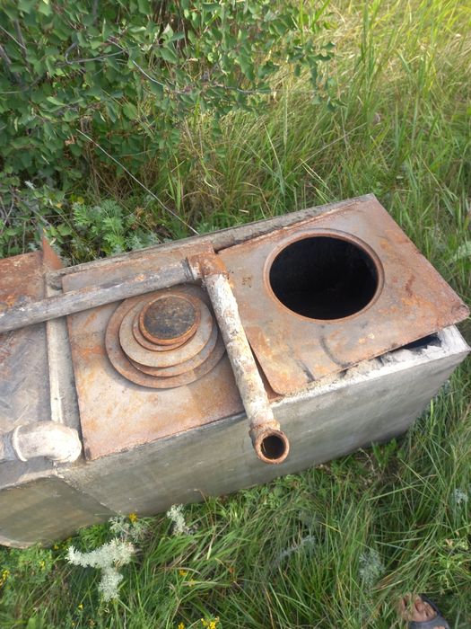 Печка чугунная б/у