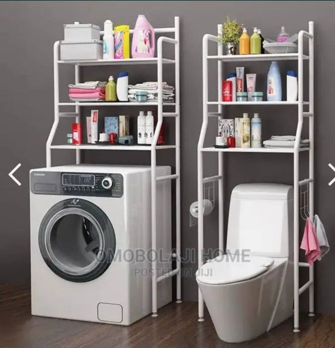 Полка стеллаж для стиральной машины и унитаза Kir mashina va hojatxona