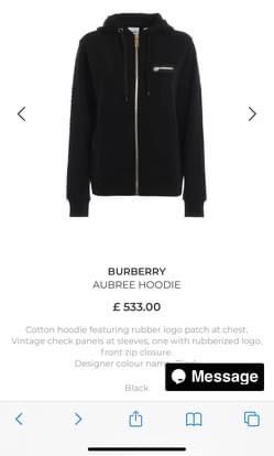Burberry pants and jumper