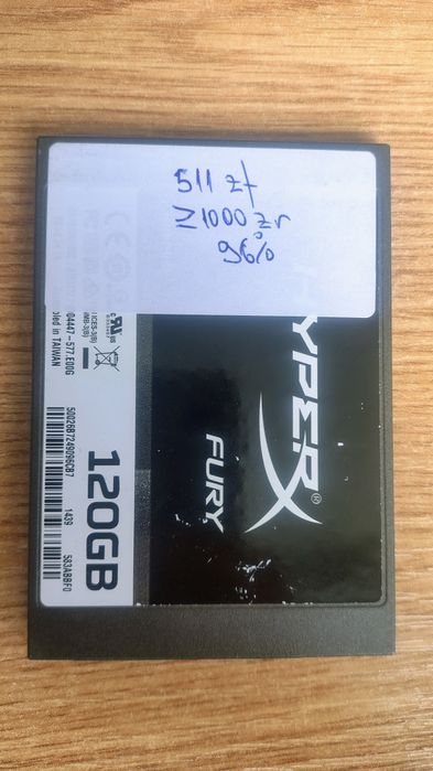 SSD HyperX FURY de 120 GB de la Kingston