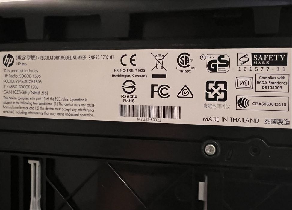 Imprimantă HP Envy 5030 – stare perfectă + cartuș negru nou