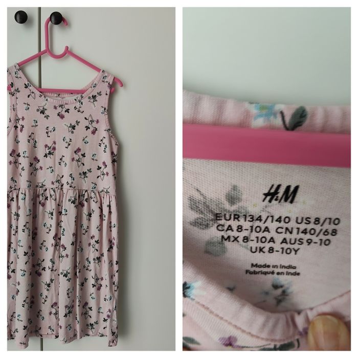 Set 5 rochițe H&M, 134-140, 8-10 ani