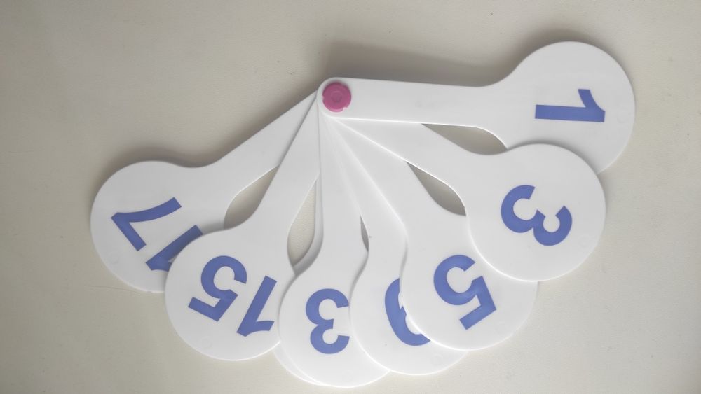 Веер буквы цифры