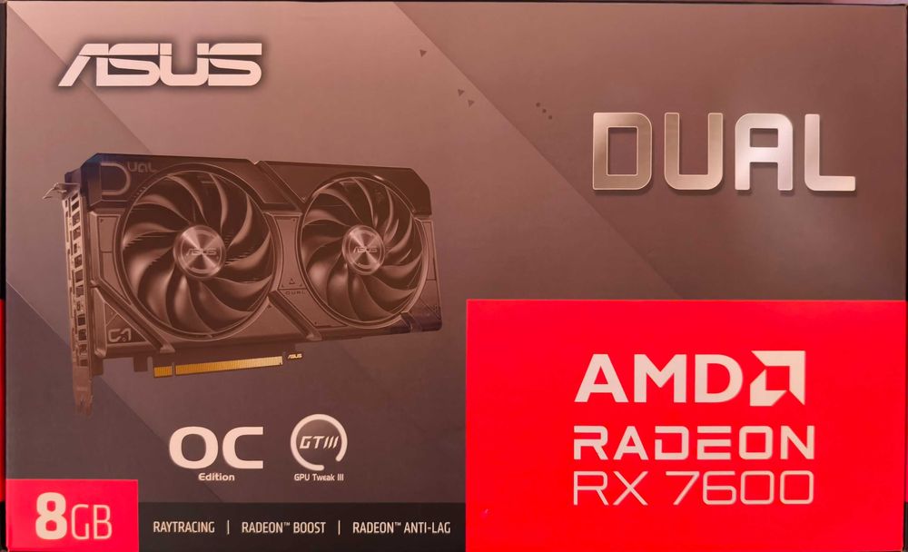 Видеокарта RX 7600 с гаранция