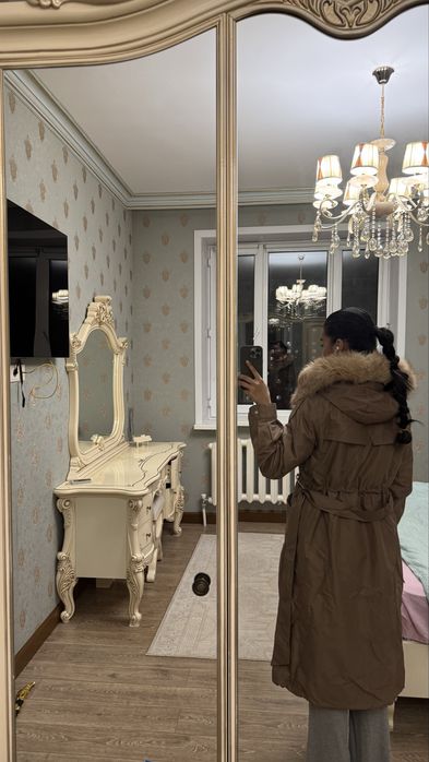 Парка из натурального песца