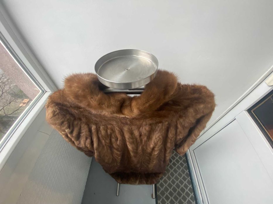 Vand mantou de blana naturala de Nutrie