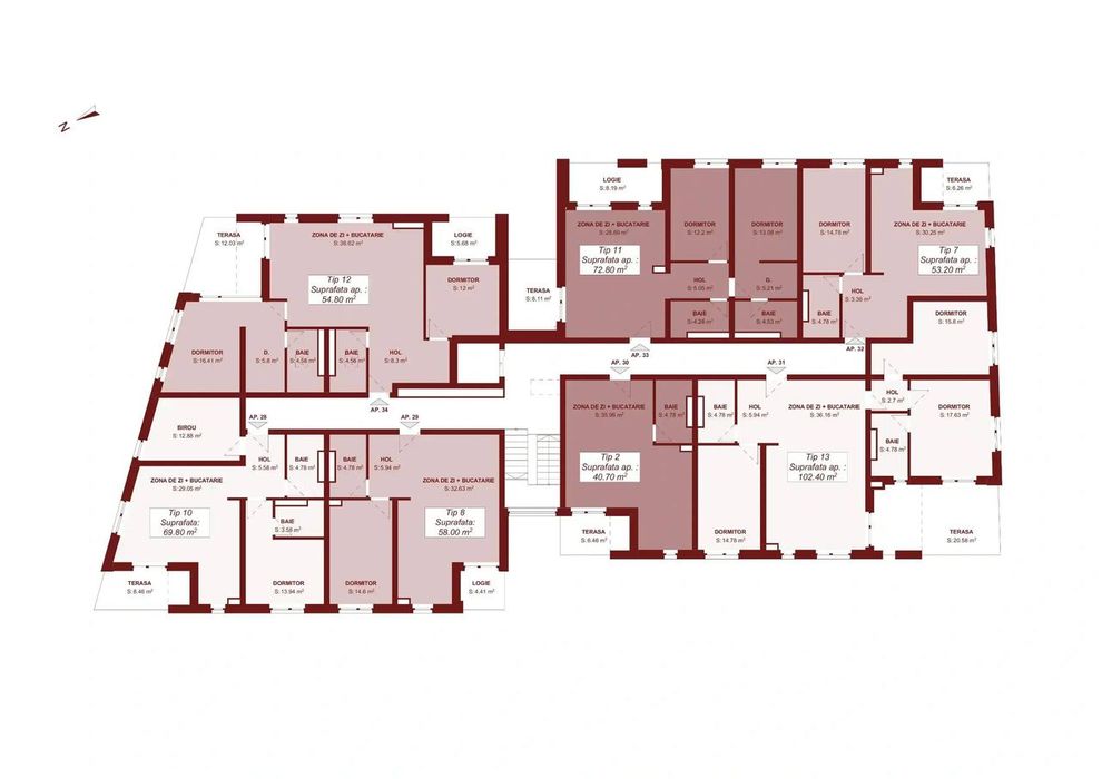 Penthouse 3 camere NOU de vanzare de la dezvoltator avans 5%