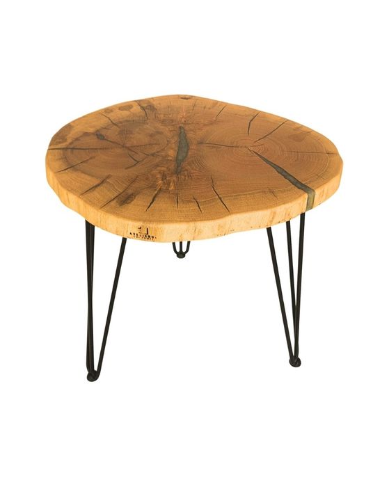 Măsuță de cafea din lemn masiv & rășină epoxidică – UNICAT