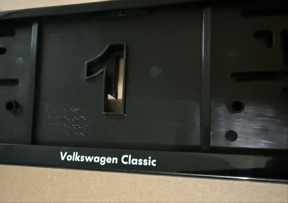 Рамки за регистрационен номер VW CLASSIC подложки номер Фолксваген GTI