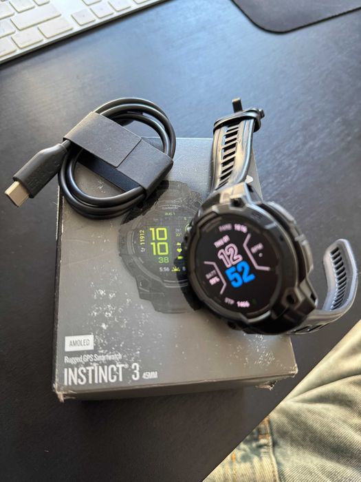 Garmin Instinct 3, 45mm, AMOLED in garantie