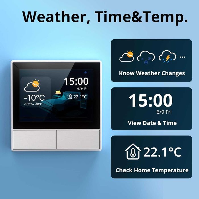 Смарт контролен панел SONOFF NSPanel с тъч дисплей (Нов)