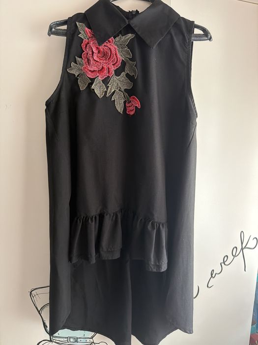 Дамска риза с удължен гръб