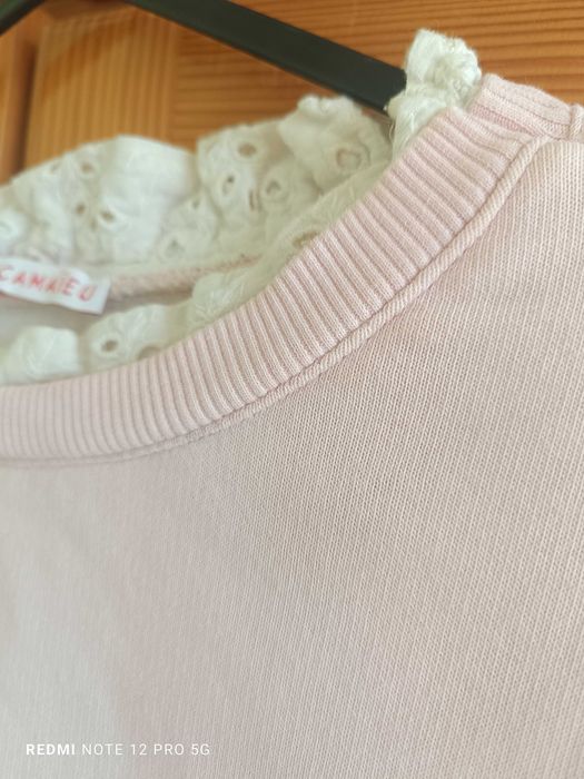 Дамска блуза в цвят бебешко розово