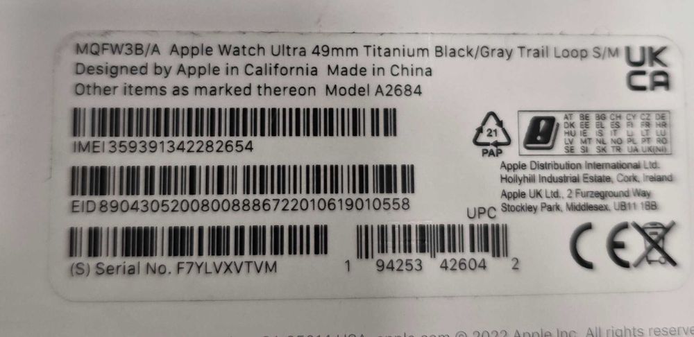 Hope Amanet P4 APPLE Watch Ultra 1 / GPS LTE 49 MM