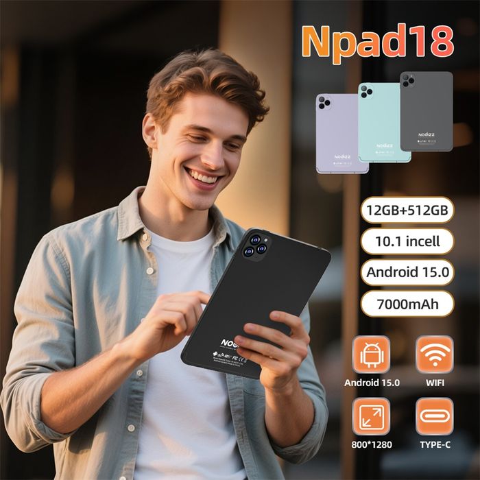Planshet NODIZZ Npad 15, Npad 16, Npad 18, Npad 19, Npad 20, Npad 22