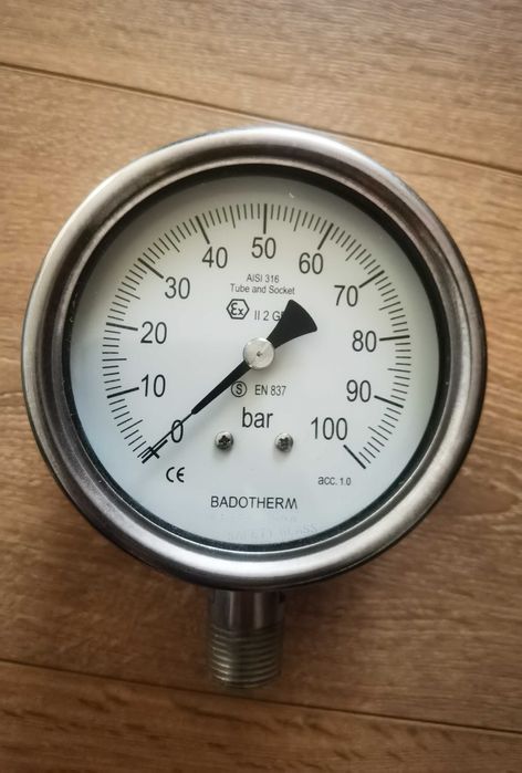 Manometru Badotherm Olanda 100 bari AISI 316