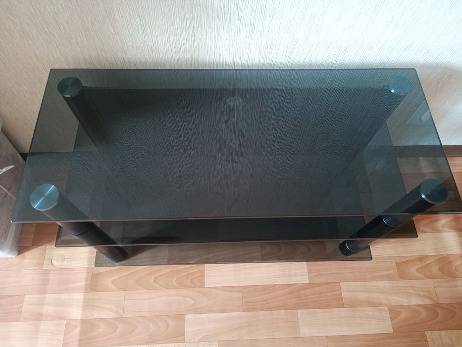 Продам стеклянную тумбу