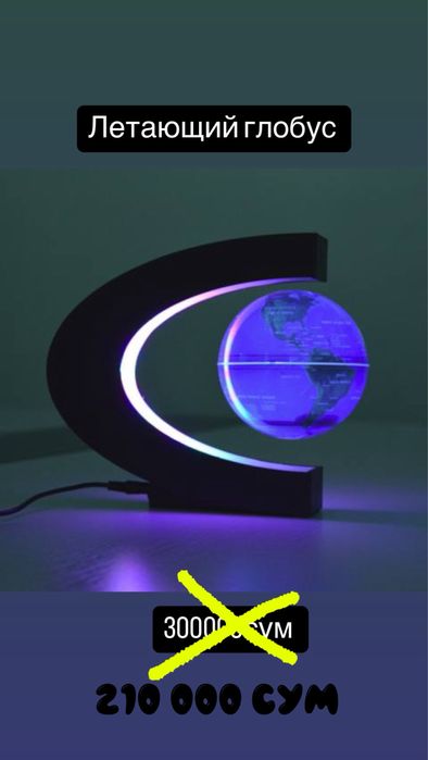 Будильник, глобус, часы, аквариум, гольф