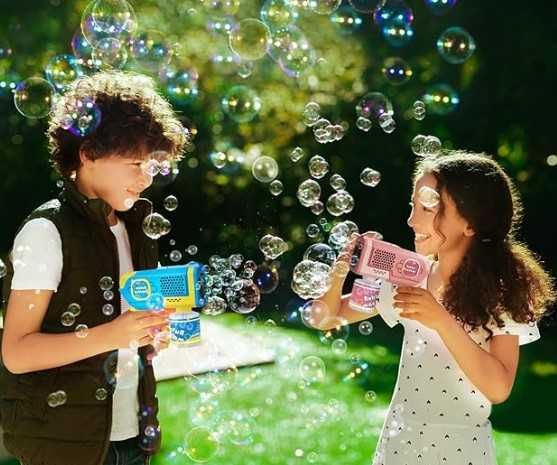 Автоматичен пистолет за сапунени бални с батерии