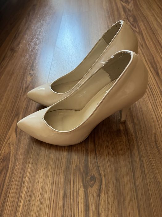Pantofi Stiletto Nude