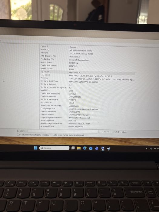 Laptop lenovo ideapad 3