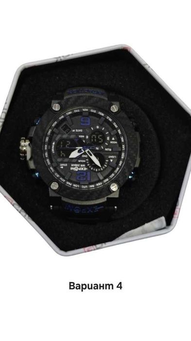 Водоустойчив спортен дигитален часовник EXPONI "Двоен екран,подсветка,