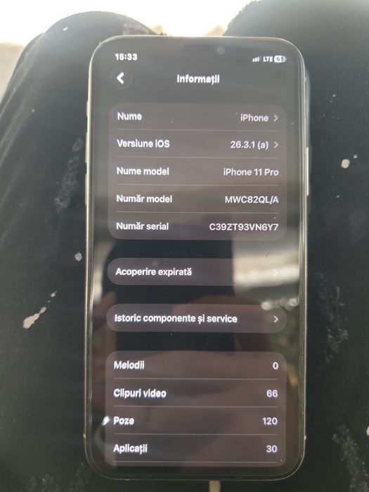 Vand iphone 11 pro 256Gb
