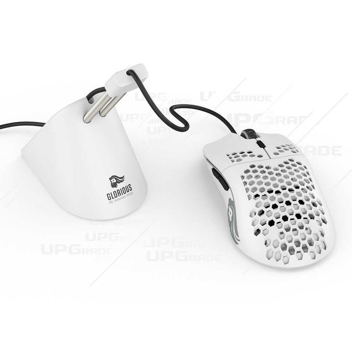 ^ Держатель провода мыши Glorious Bungee - White