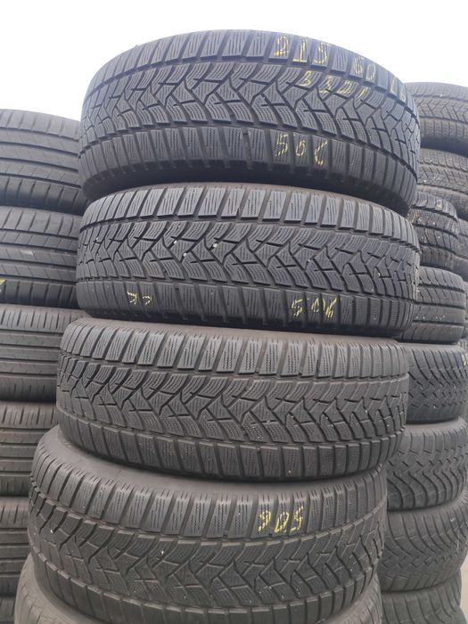 4бр Зимни гуми 215 60 16 - Dunlop